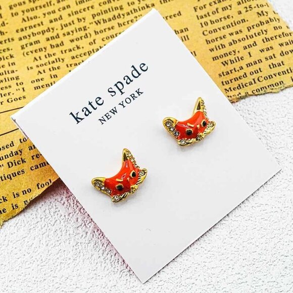 Kate Spade Fox Stud Earrings - Picture 5 of 5